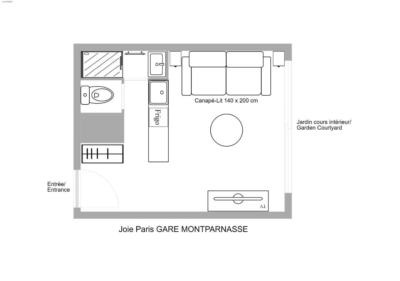 Appartement Joie Paris GARE MONTPARNASSE France